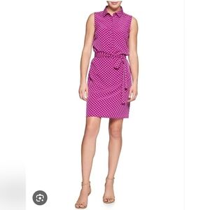Banana Republic Fuchsia Sleeveless Mini Dress